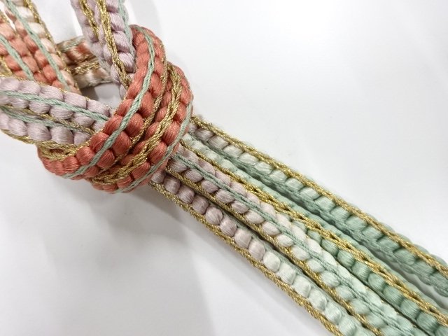  正絹　手組帯締め